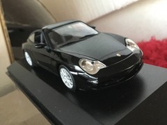 1/43 MINICHAMPS PORSHE 911 , Carrera 4, 2003, black met. mint ++!