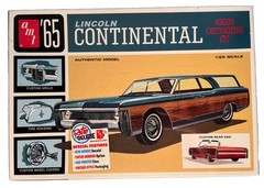 AMT ’65 Lincoln Continental Wagon 1:25 Model Kit Pad-Printed Tires Retro (B239)