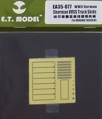ET Model EA35077 1/35 Sherman VVSS Track Skids ofr Dragon/Asuka Model
