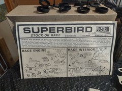 1/25 Scale Vintage Johan Superbird Plymouth Stock or Race Model GC-1470 Open…