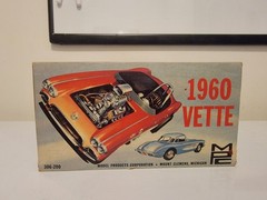 *Rare / Vintage* MPC 1960 Chevy Corvette Model Car Box #306-200