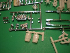 MPC 67 1967 GTO Pontiac 1/25 400 stock or blower motor engine headers side pipes