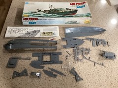 LINDBERG Air Force Rescue Boat Scale 1 inch=6 feet 3/4 inches Model Kit #7319