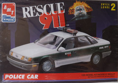 1/25 AMT ERTL Rescue 911 Ford Taurus Police Car #6417 OOP/HTF/RARE