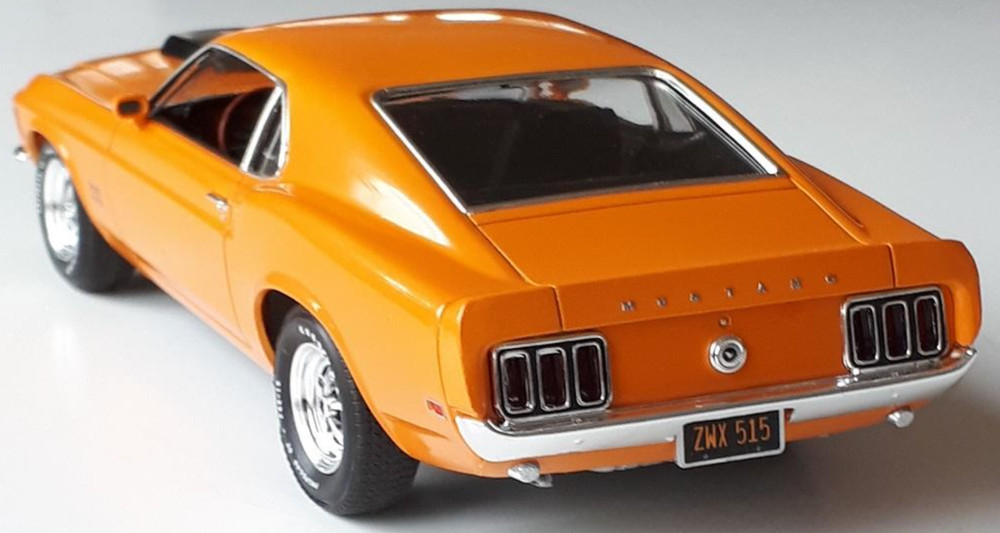 FORD Mustang Race Car Custom Classic18Boss GT 1:24Built Model12Carousel Org1969
