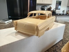 STAR MODELS RESIN 1955 FORD CUSTOMLINE 2 DOOR RESIN KIT! CIRCA 2000’s! VMCP!