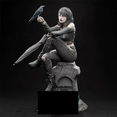 1/24 Scale Resin Figure Model Kit Beautiful Magic Figure Unassembled, Unpainted