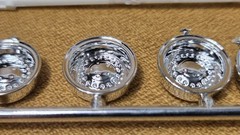 1968 Plymouth Road Runner STYLED WHEELS & TIRES 1:25 AMT NEW Model Kit PARTS