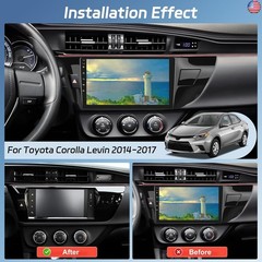 [2+64G] NHOPEEW for Toyota Corolla Levin Car Radio 2014-2017 with Wireless