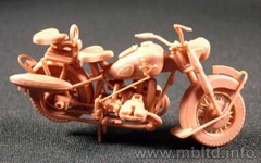1/35 German Motorcycle WWII BMW R75 Master Box 3528 Plastic Model kit