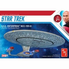 AMT 1/2500 Star Trek Enterprise D Snap Together Model AMT1126M
