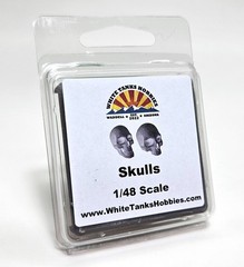 1/48 Scale Skulls 3D Printed Resin Parts for Armor Aircraft Model Dioramas