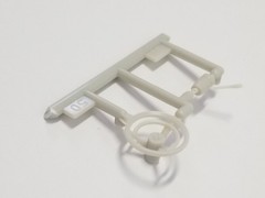 1958 Edsel Pacer STEERING WHEEL & COLUMN from AMT 1:25 Model Kit 58