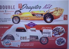 Fiat Double Dragster WINDSHIELD 141 1628 Model Car Parts COMBINE PARTS SAVE $