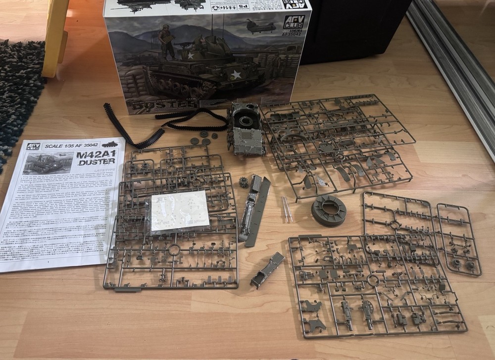 AFV Club #AF35042 Duster Model Kit Parts Only