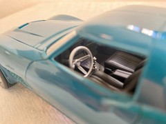 AMT Ertl 1970 Chevy Corvette LT-1 Mulsanne Blue with custom Black interior