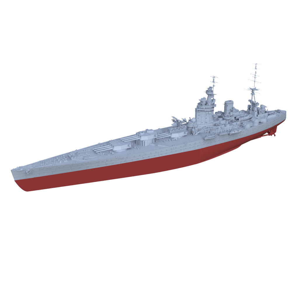 SSMODEL 1/1200 Military Model Kit HMS Nelson Rodney 1940 Full Hull GAMES