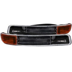 511005 GMC Black w/Amber Reflector Bumper Light Assembly – (Sold in Pairs)