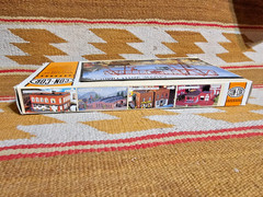 🔥COOL CON-COR HO ” CRANE WITH TIMBER ” PLASTIC MODEL KIT 9041 TRAIN LAYOUT NMt