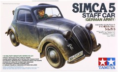 1/35 Military Miniature No.321 German Army Staff Car Simca 5 Plastic Model 35321