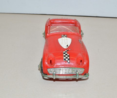 Vintage HUBLEY 1956 TRIUMPH TR-3 ROADSTER Plastic 1/25 Scale Model Car