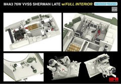 RyeField Model RFM 5135 1/35 M4A3 Sherman 76W VVSS Late w/Interior Standard Ver.