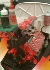 1/8th four blade cooling fan big deuce Revell monogram 1/8 PE-62 lindberg