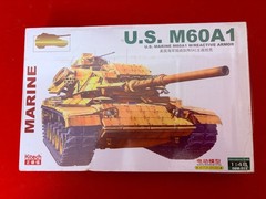 Kitech U.S. Marine M60A1 w/Reactive Armor 1/48 Tank Model Kit Sealed 08M-511