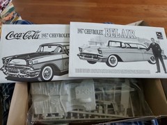 AMT/Ertl Coca-Cola 1957 Chevy Bel Air Hardtop VTG 1998 1:25 Model NEW Open Box