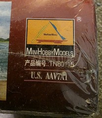 Hobby boss 80115 1/35 ARMOURED VEHICLES SERIES U.S. AAV7A1 w/EAAK Mini Hobby