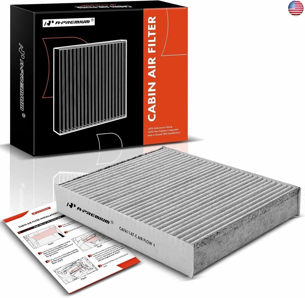 Cabin Air Filter with Activated Carbon Compatible with Porsche 911