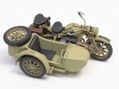 TAMIYA 1/35 German Military Sidecar Motorcycle KS600 Model Kit 35384 Y860730