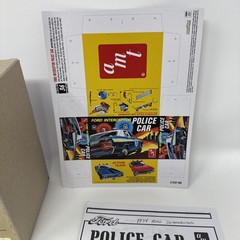 AMT Ford Interceptor Police Car 1/25 Model Kit 38466 Open Box Unbuilt T4