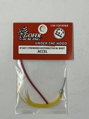 Gofer Racing Decals 16011 1/24 Prewired Distributor with Boot – Accel Plug Wires