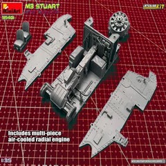 MINI ART 35401 1/35 M3 STUART LIGHT TANK (INITIAL PRODUCTION) INTERIOR KIT