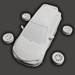 Toyota Corolla Hatchback Civil vehicles 1:35 Scale Models Kits DIY