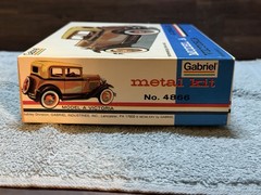 Vintage Gabriel Model A Victoria Metal Kit No 4866 Unassembled W/ Box Parts