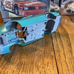 Built Model Car, 1987 Monogram Stock Car STARTED, INCOMPLETE, MODIFIED For Parts