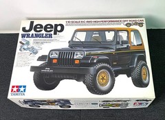 Tamiya 58141 1/10 Jeep Wrangler 4WD Electric RC Car Kit with Motor Unassembled