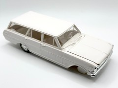 VINTAGE 1963 CHEVROLET NOVA SS STATION WAGON WHITE PROMO STYLE MODEL KIT PARTS!!