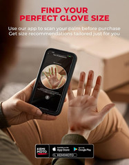 Winter Motorcycle Gloves, Rainproof Riding Warm Gloves with Touchscreen for Moto