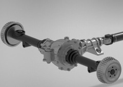 MERCEDES 300SL GULLWING W198 engine 3D print 1:8 1:12 1:18 1:24 1:32 1:35 scale