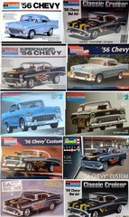 1956 Chevrolet Bel Air FRONT BUMPER for Monogram Revell 1:24 Model Kit 56 Chevy
