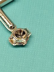 Revell AMT Ertl Monogram MPC 1/25 Model Part 1969 Corvette Chrome Fuel Cap