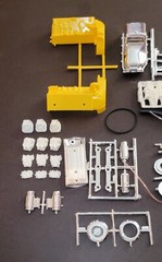 1/8 scale tri-power Pontiac engine Monogram Revell big deuce Rat Hot Street Rod