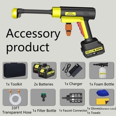 Jfotoy Cordless Portable Washer Compatible Portable Handheld Cleaning Tool