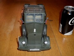 WW#2, GERMAN ARMY TRUCK, Plastic Toy, 12″ INCHES IN LENGTH, VINTAGE