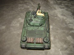 Built USA Tank w/Driver 6-3/4 inches long Well Built & Painted Excellent Cond