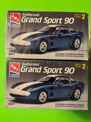 PAIR OF GULDSTRAND GRAND SPORT 90 COUPE MODEL KITS AMT ERTL 1/25 SCALE SEALED!!!