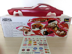L@@K! *RARE *VINTAGE REVELL MAVERICK FUNNY CAR KIT **100% COMPLETE **SUPER C@@L!
